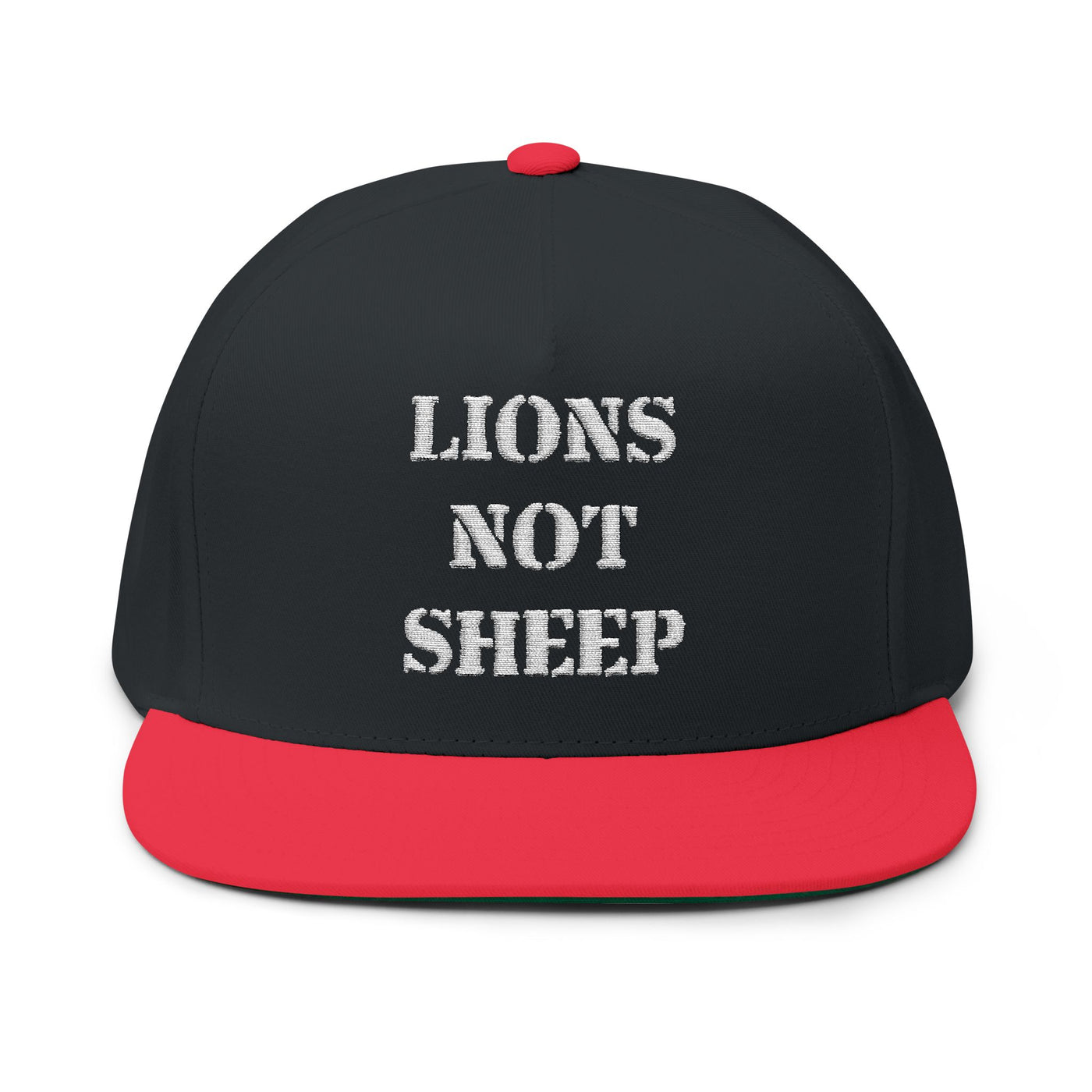 Lions Not Sheep "OG" Flat Bill Hat - Dark Version Old