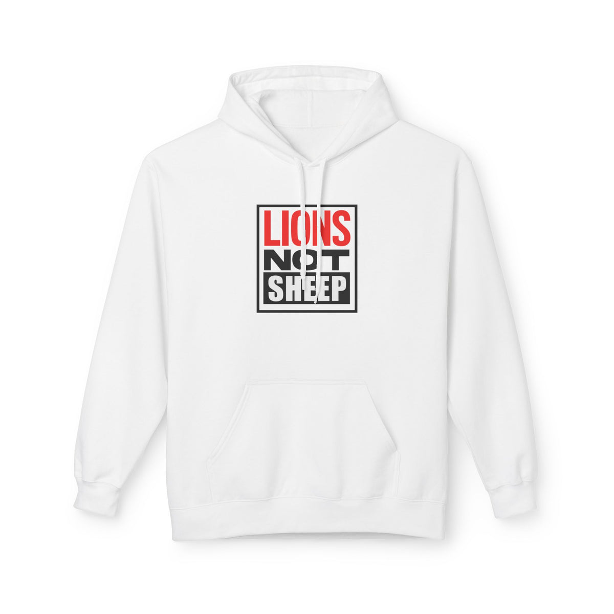 Lions Not Sheep "Street" Softstyle Fleece Hoodie
