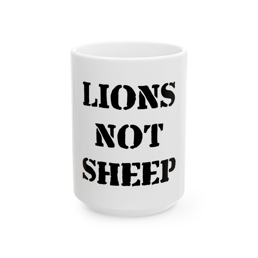 Lions Not Sheep 'OG' White Mug