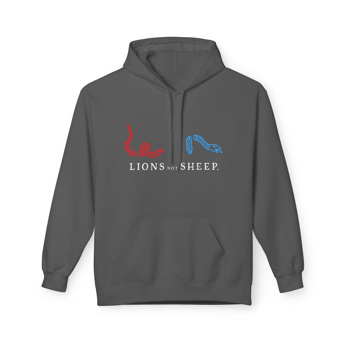 Lions Not Sheep "Join or Die" Softstyle Fleece Hoodie