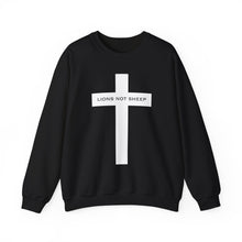 Lions Not Sheep "Cross" Unisex Crewneck Sweatshirt