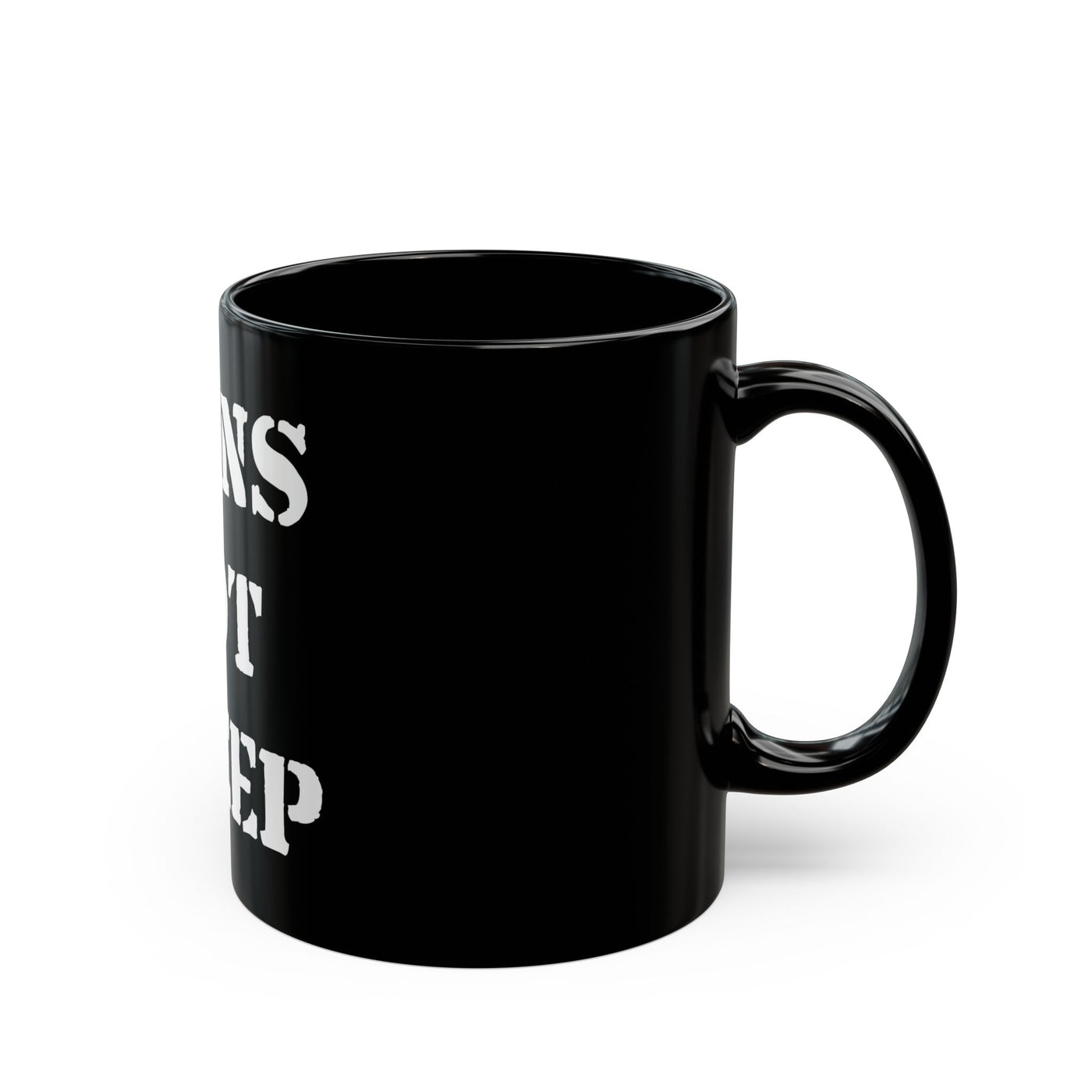 Lions Not Sheep 'OG' Black Mug