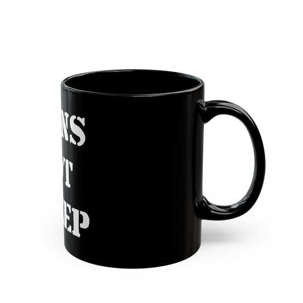 Lions Not Sheep 'OG' Black Mug