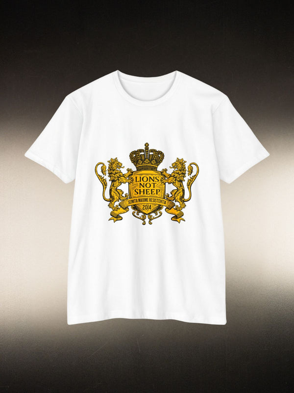 Lions Not Sheep “Coat of Arms” Tee