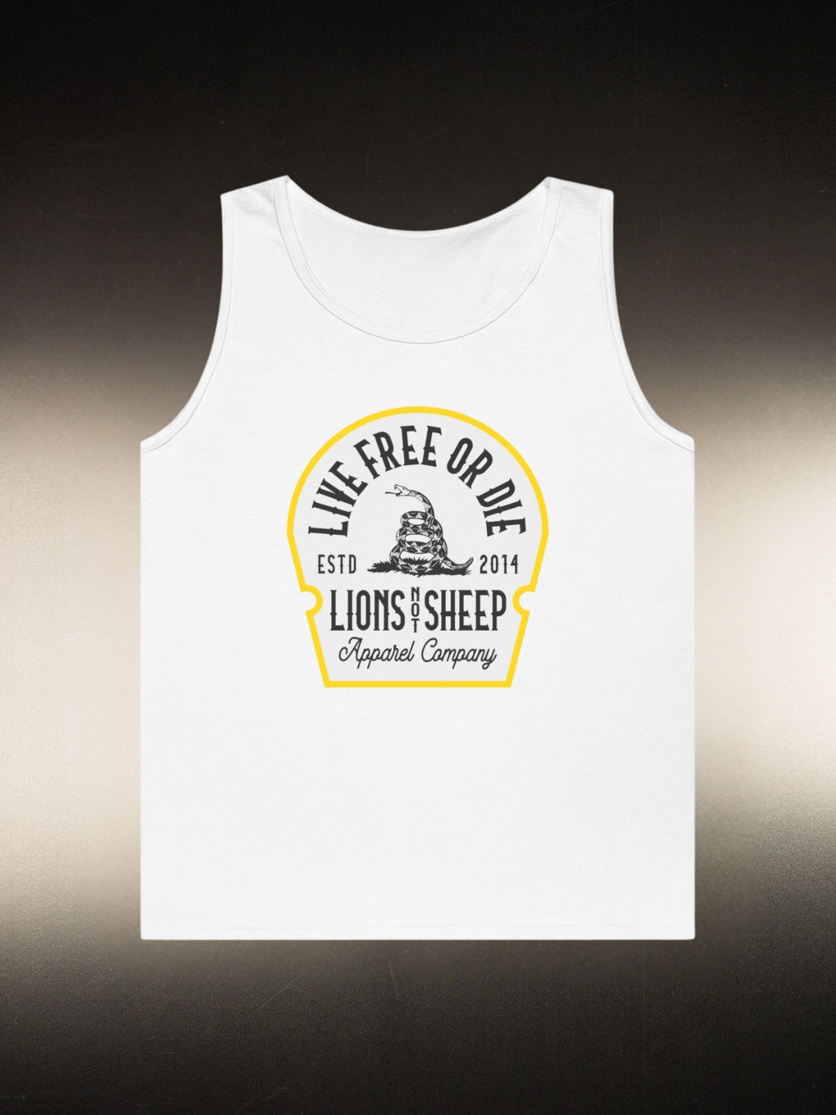 Lions Not Sheep &quot;Live Free or Die&quot; Tank
