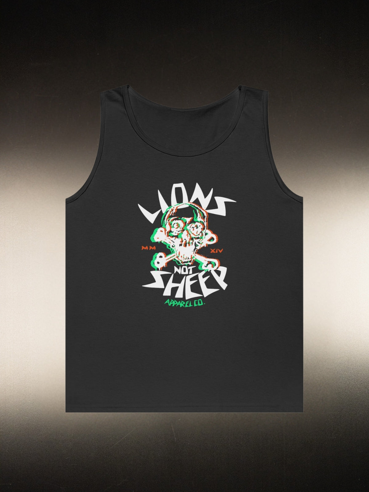 Lions Not Sheep &quot;Glitch Skull&quot; Tank
