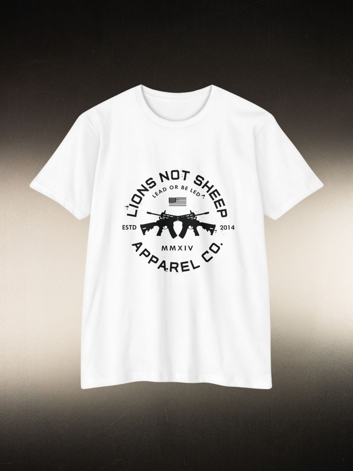 Lions Not Sheep “Cross Guns” Tee