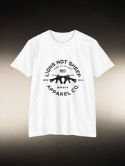 Lions Not Sheep “Cross Guns” Tee
