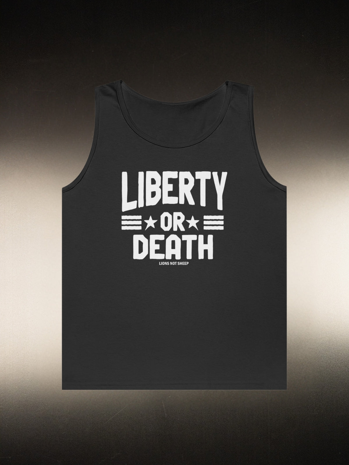 LIBERTY OR DEATH Mens Tank - Lions Not Sheep ®