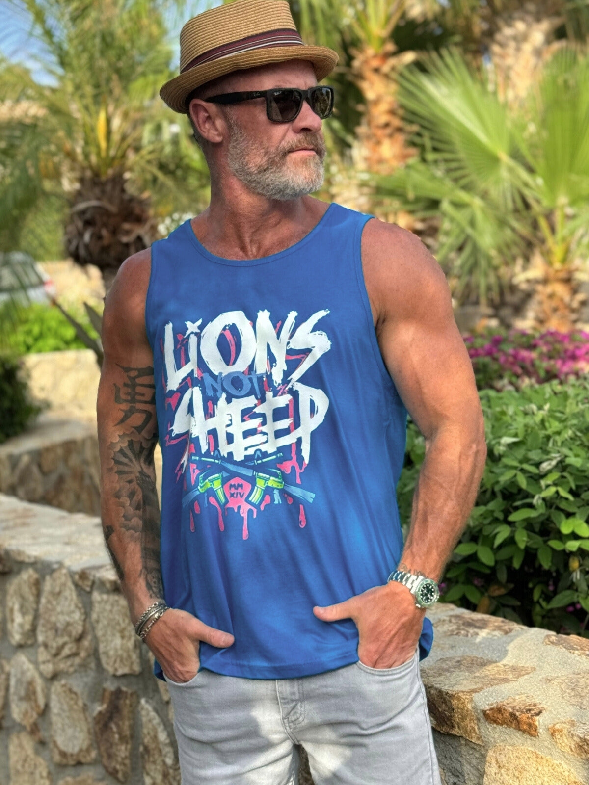 Lions Not Sheep &quot;Barrel Ties&quot; Tank