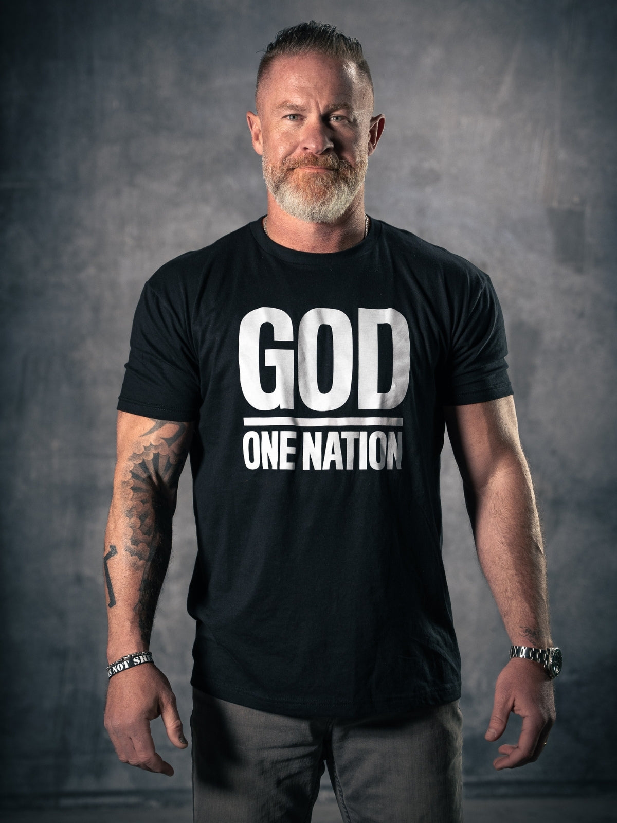 Lions Not Sheep &quot;God&#39;s Nation&quot; Tee