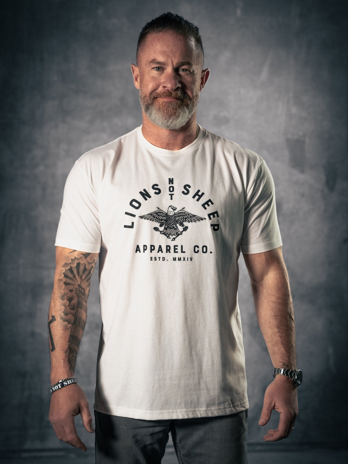 Lions Not Sheep &quot;Vintage Eagle&quot; Tee