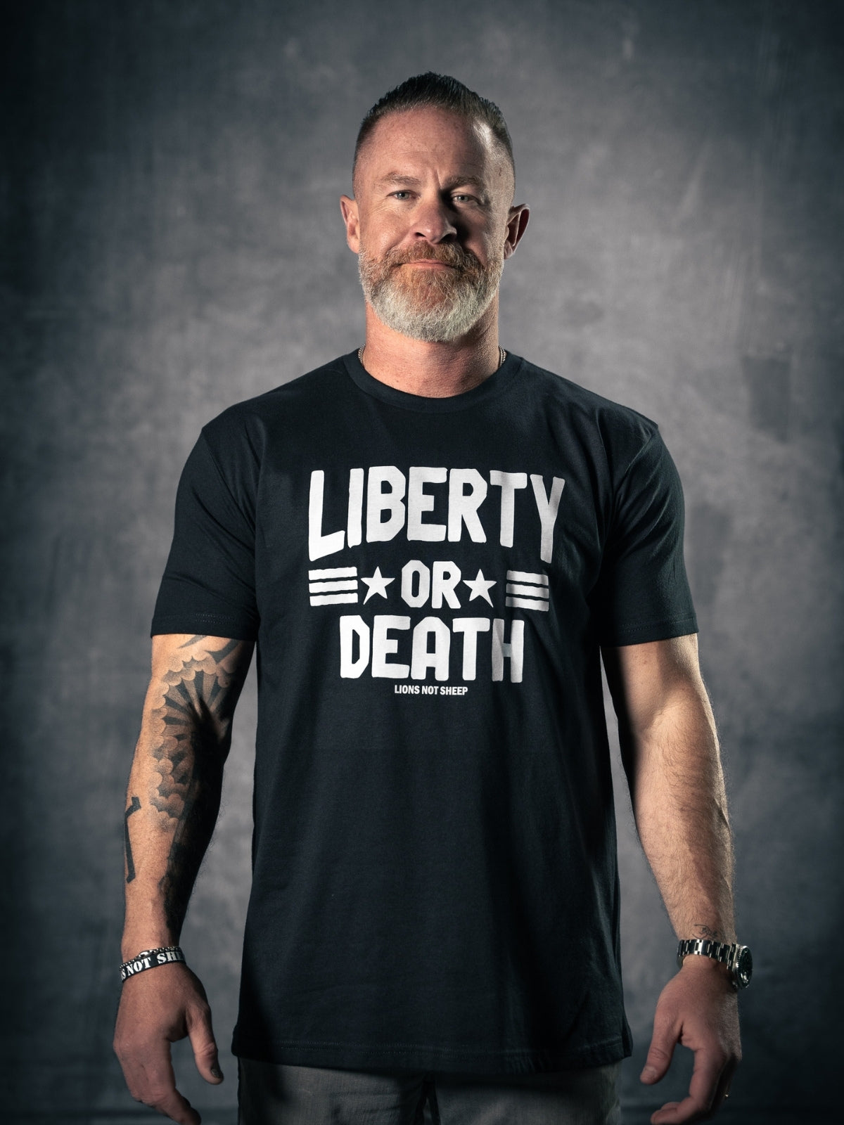 Lions Not Sheep &quot;Liberty or Death&quot; Tee