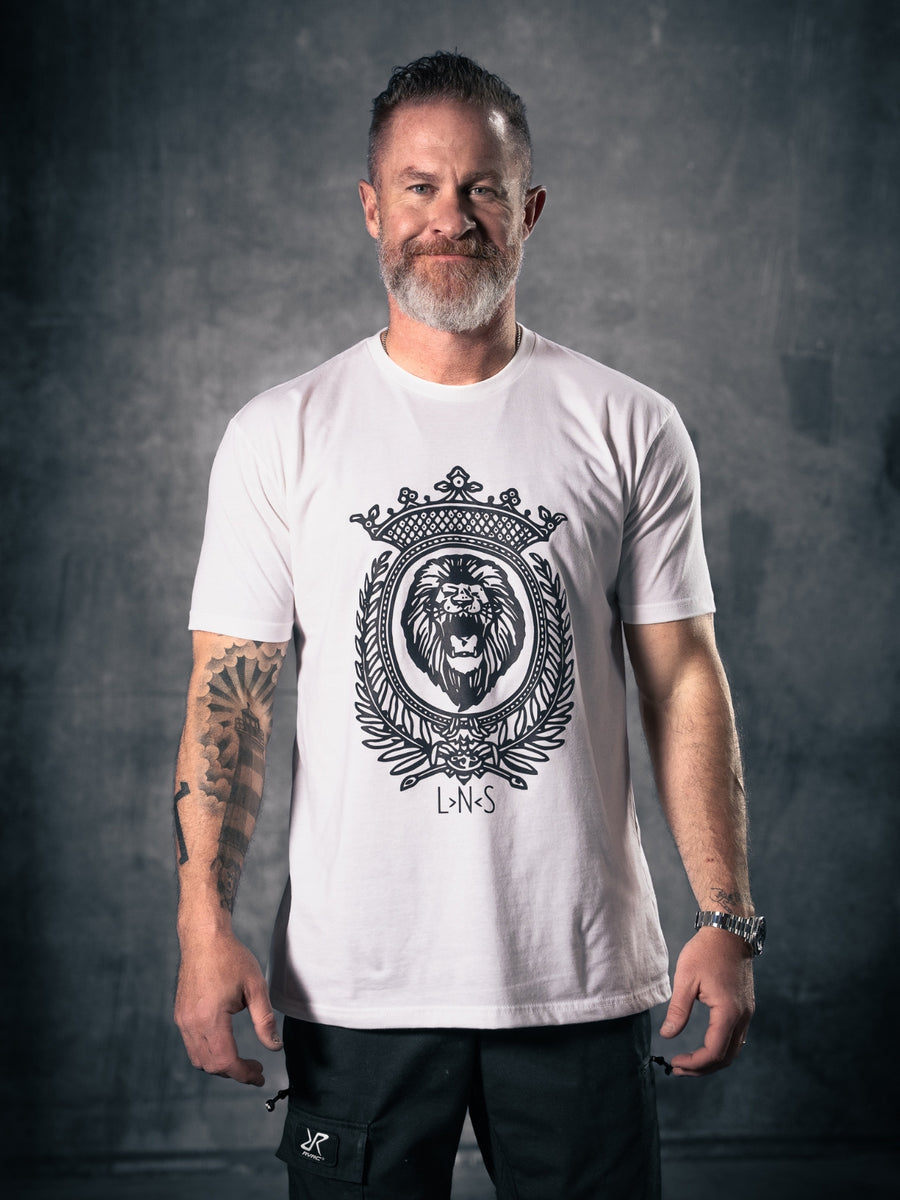 Lions Not Sheep "Royal" Tee (Black or White)