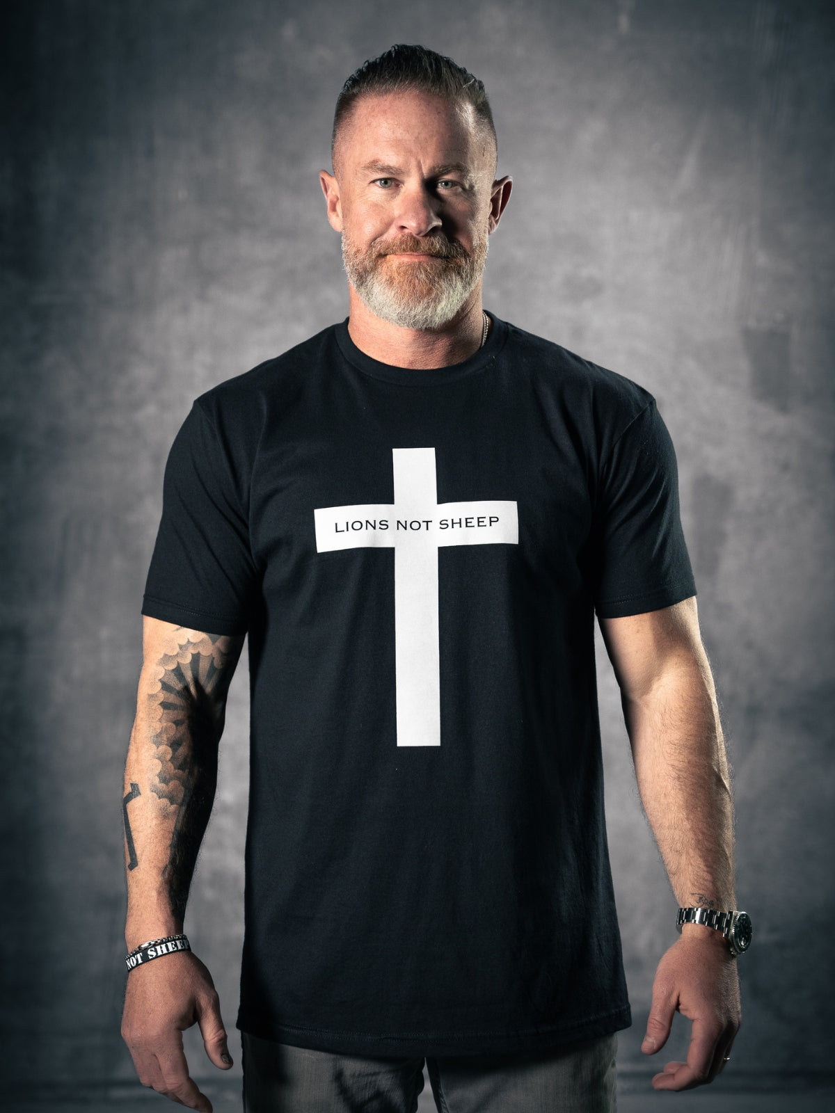 Lions Not Sheep “Cross” Tee