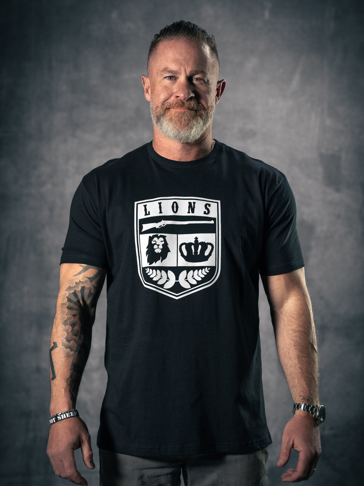 Lions Not Sheep &quot;Crest&quot; Tee