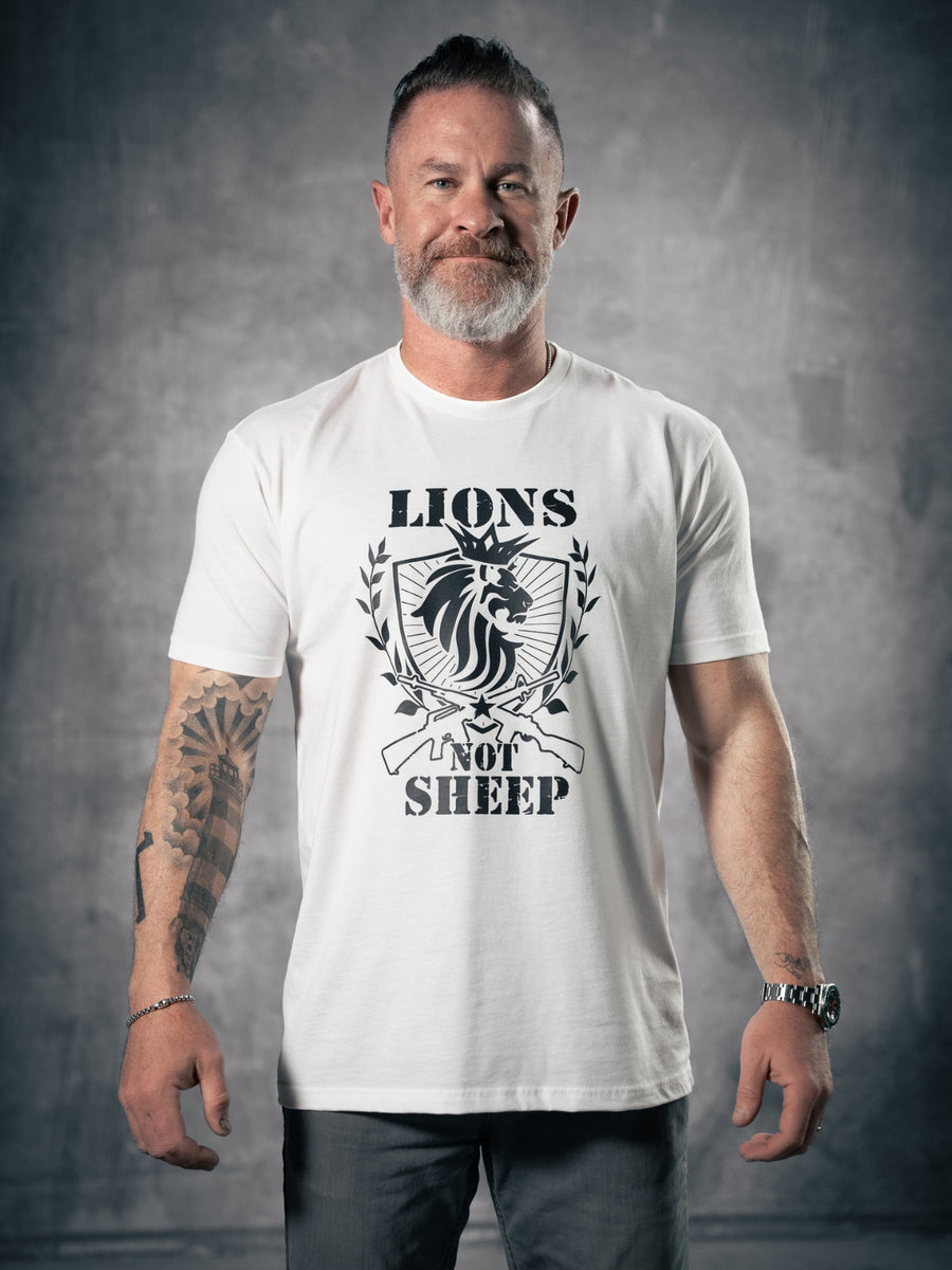 Lions Not Sheep "Rifle" Tee