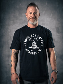 Lions Not Sheep "Don't Tread on Me" Tee