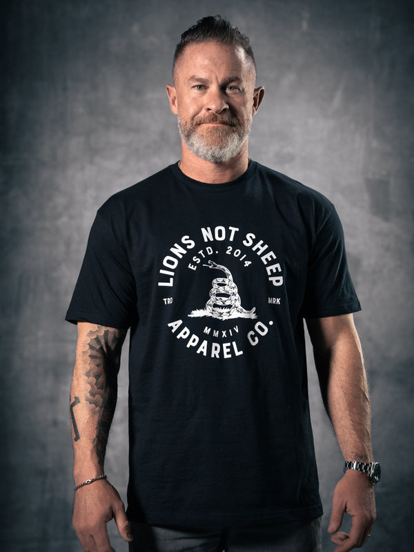Lions Not Sheep "Don't Tread on Me" Tee