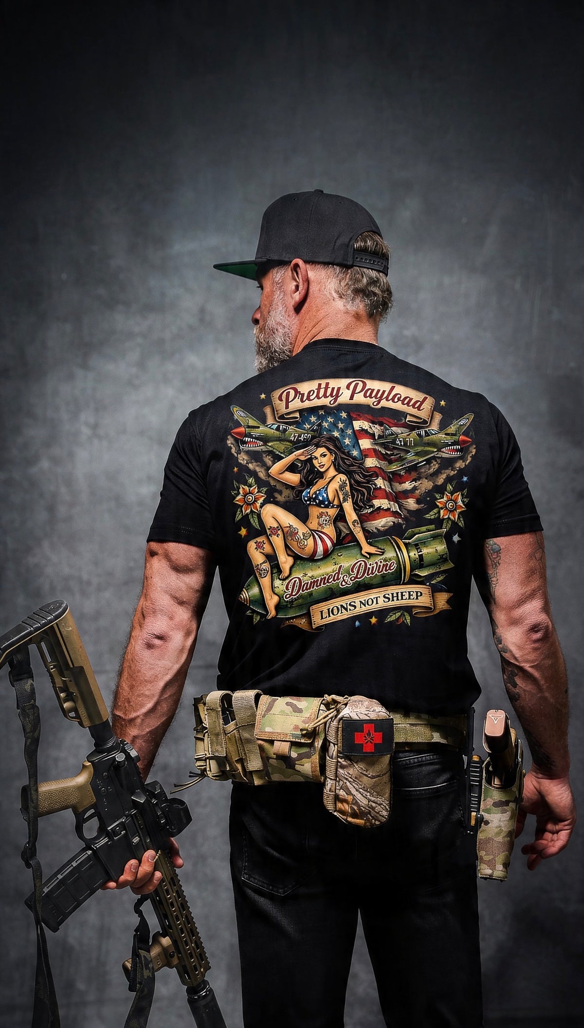 Lions Not Sheep "Pretty Payload" Tee