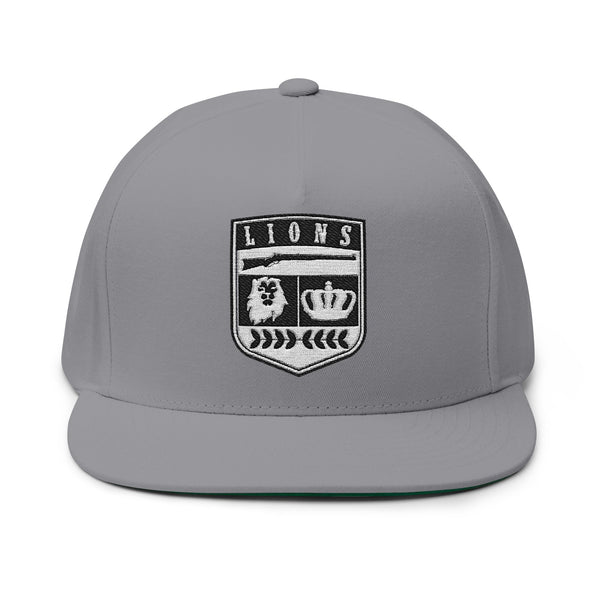 Lions Not Sheep "Crest" Flat Bill Hat - Light Version Old