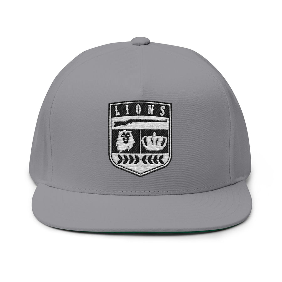 Lions Not Sheep "Crest" Flat Bill Hat - Light Version Old