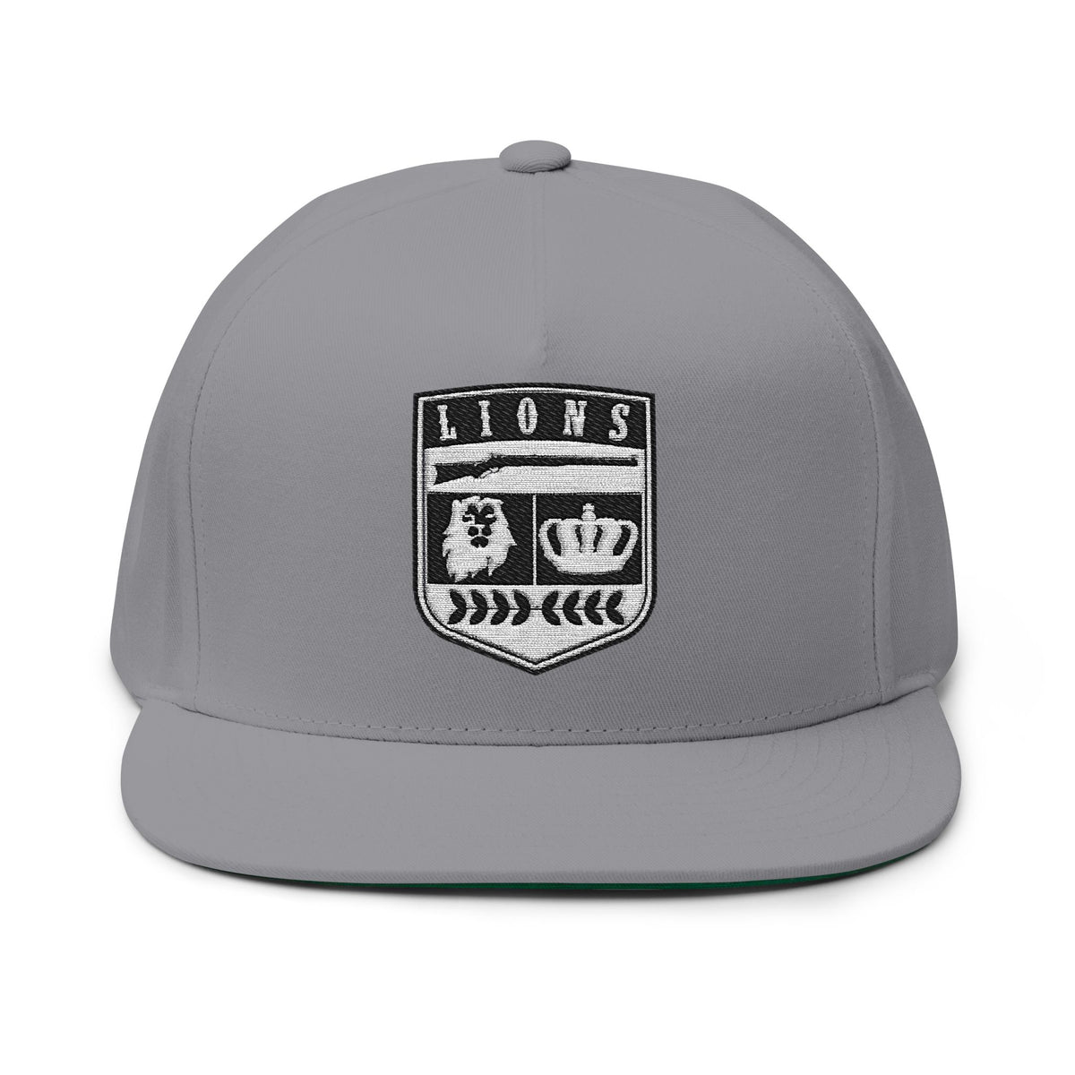 Lions Not Sheep "Crest" Flat Bill Hat - Light Version Old