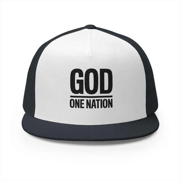 Lions Not Sheep "God's Nation" 5 Panel Trucker Hat - Light Version Old