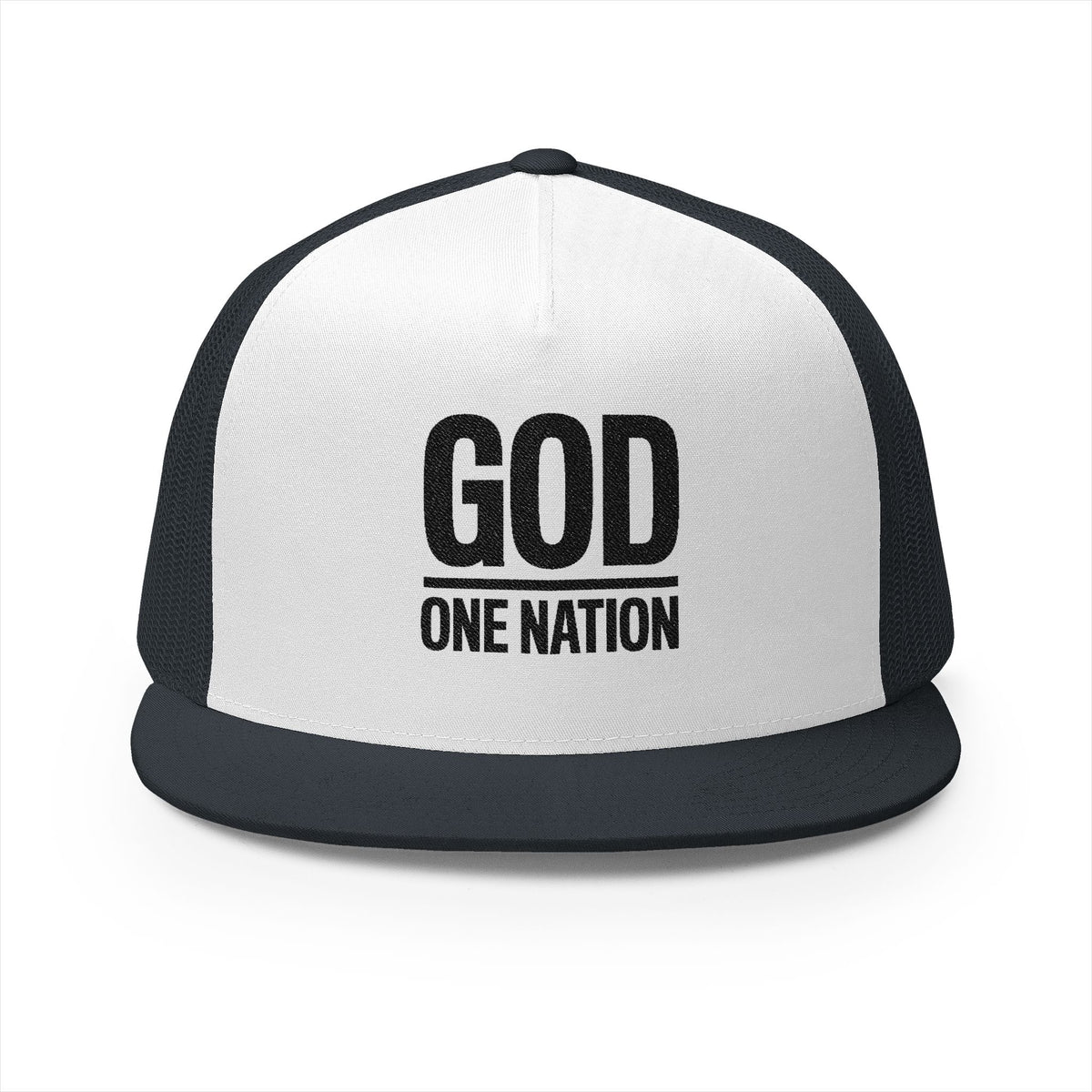 Lions Not Sheep &quot;God&#39;s Nation&quot; 5 Panel Trucker Hat - Light Version