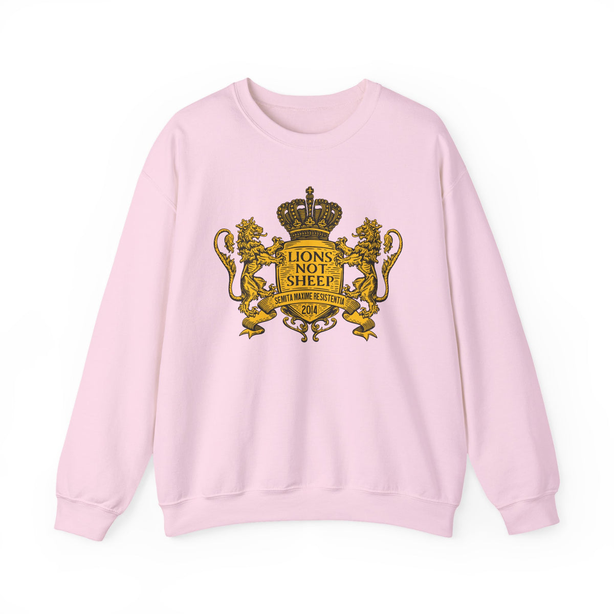 Lions Not Sheep "Coat of Arms" Unisex Crewneck Sweatshirt