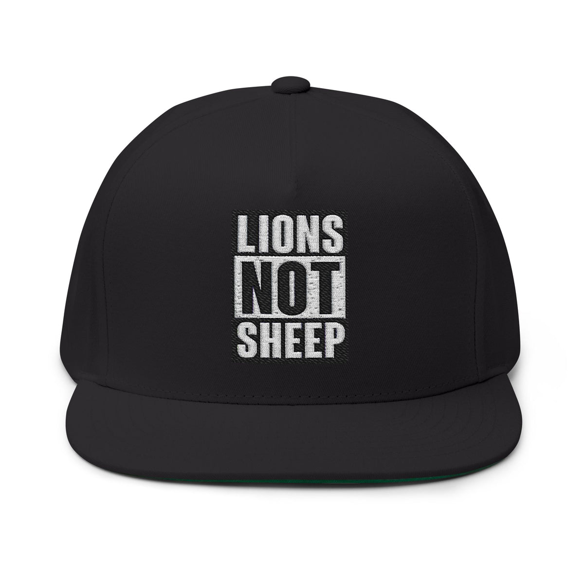 Lions Not Sheep &quot;Straight Outta&quot; Flat Bill Hat