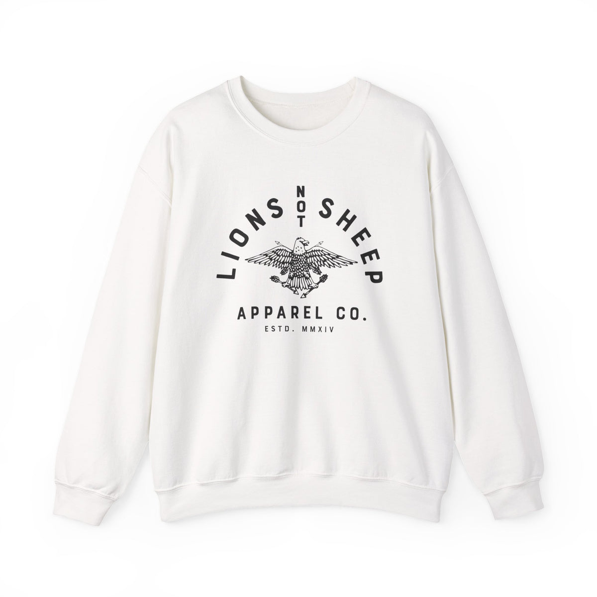 Lions Not Sheep "Vintage Eagle" Unisex Crewneck Sweatshirt