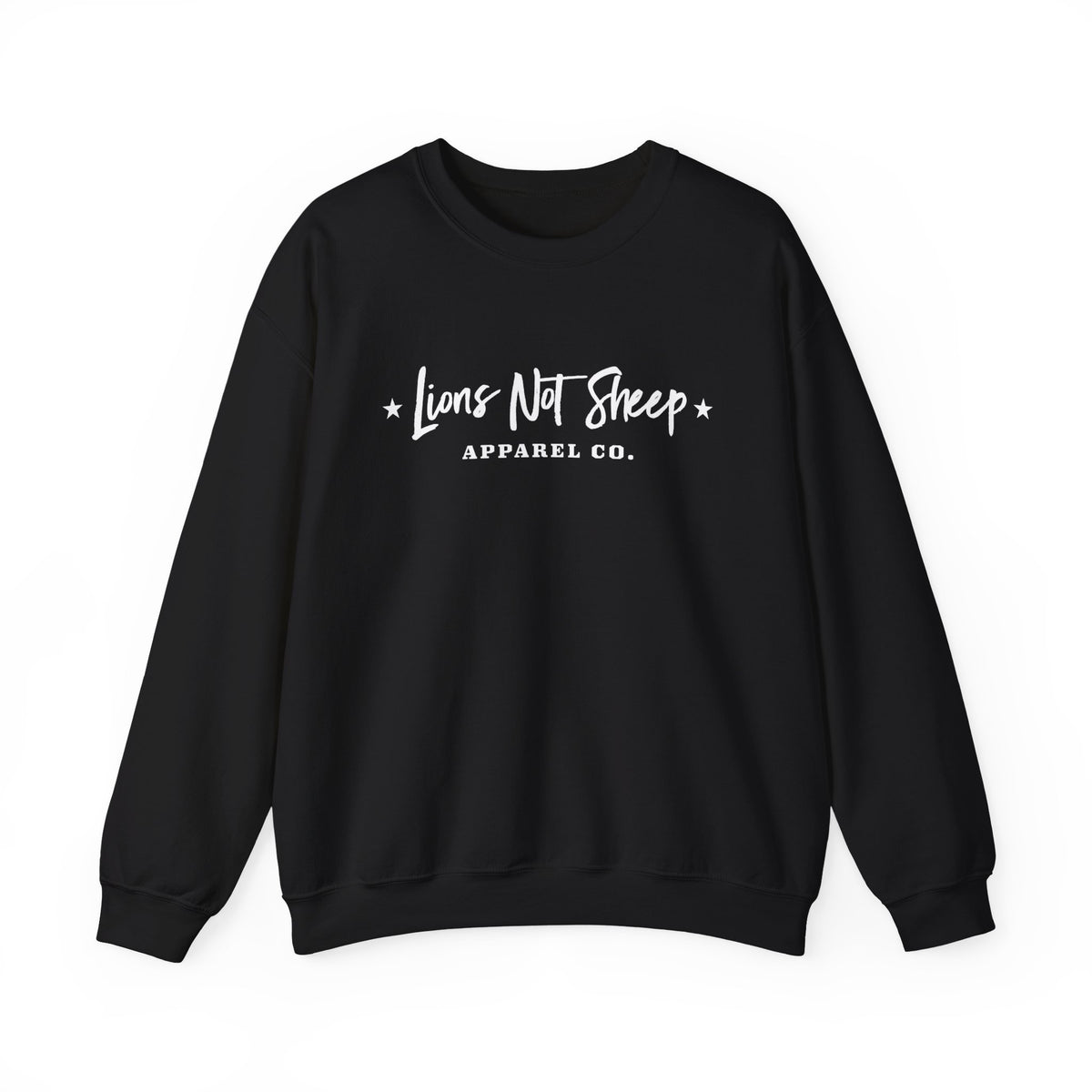 Lions Not Sheep "Apparel Co." Unisex Crewneck Sweatshirt