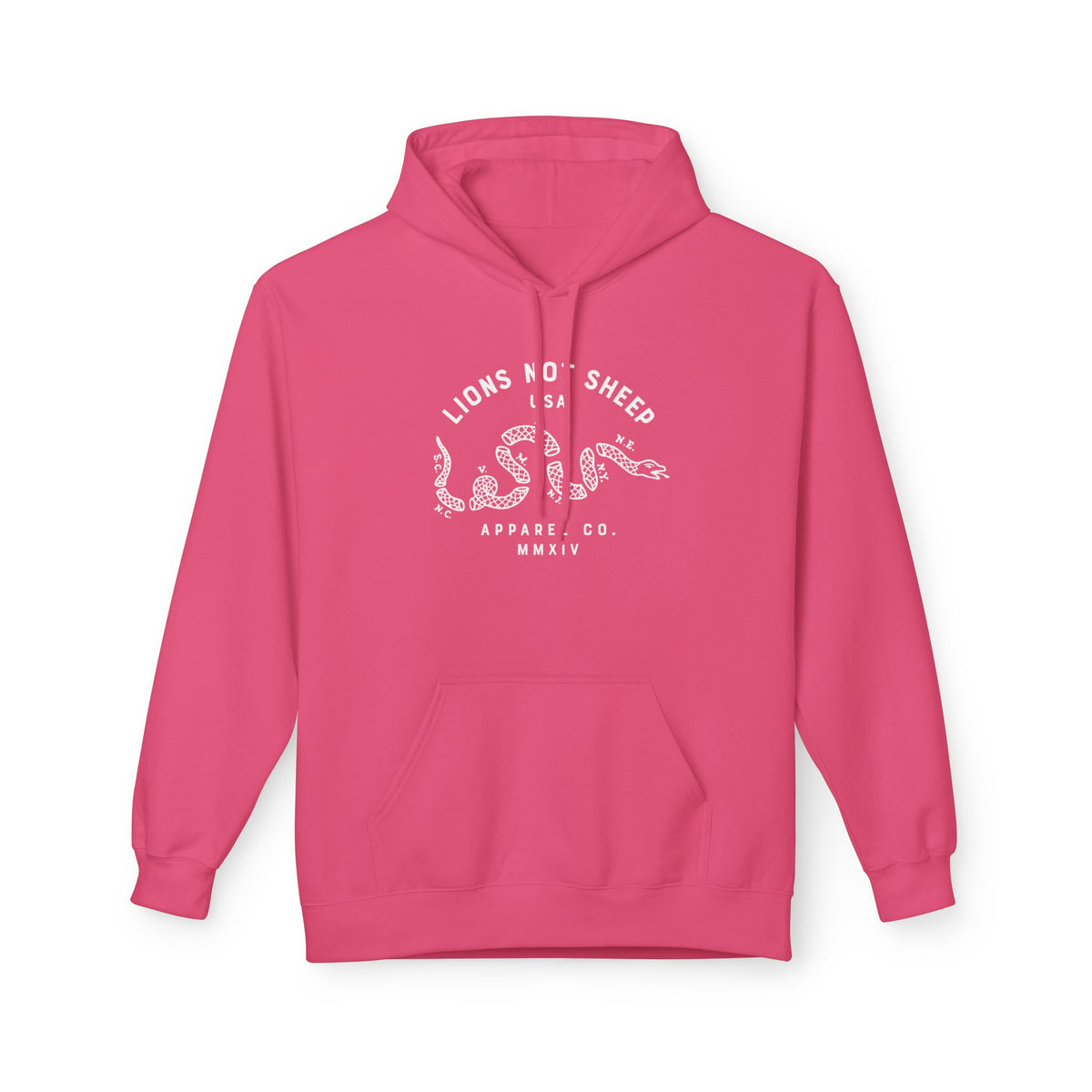 Lions Not Sheep "Vintage Snake" Softstyle Fleece Hoodie