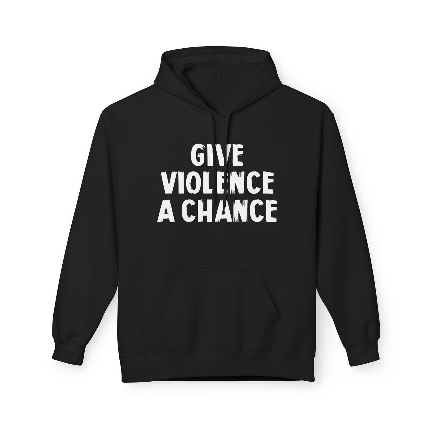 Lions Not Sheep "Give Violence A Chance" Softstyle Fleece Hoodie