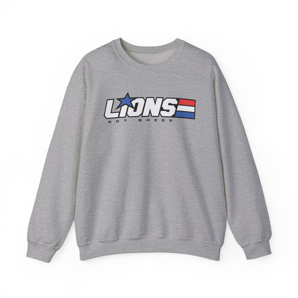 Lions Not Sheep "American Hero" Unisex Crewneck Sweatshirt