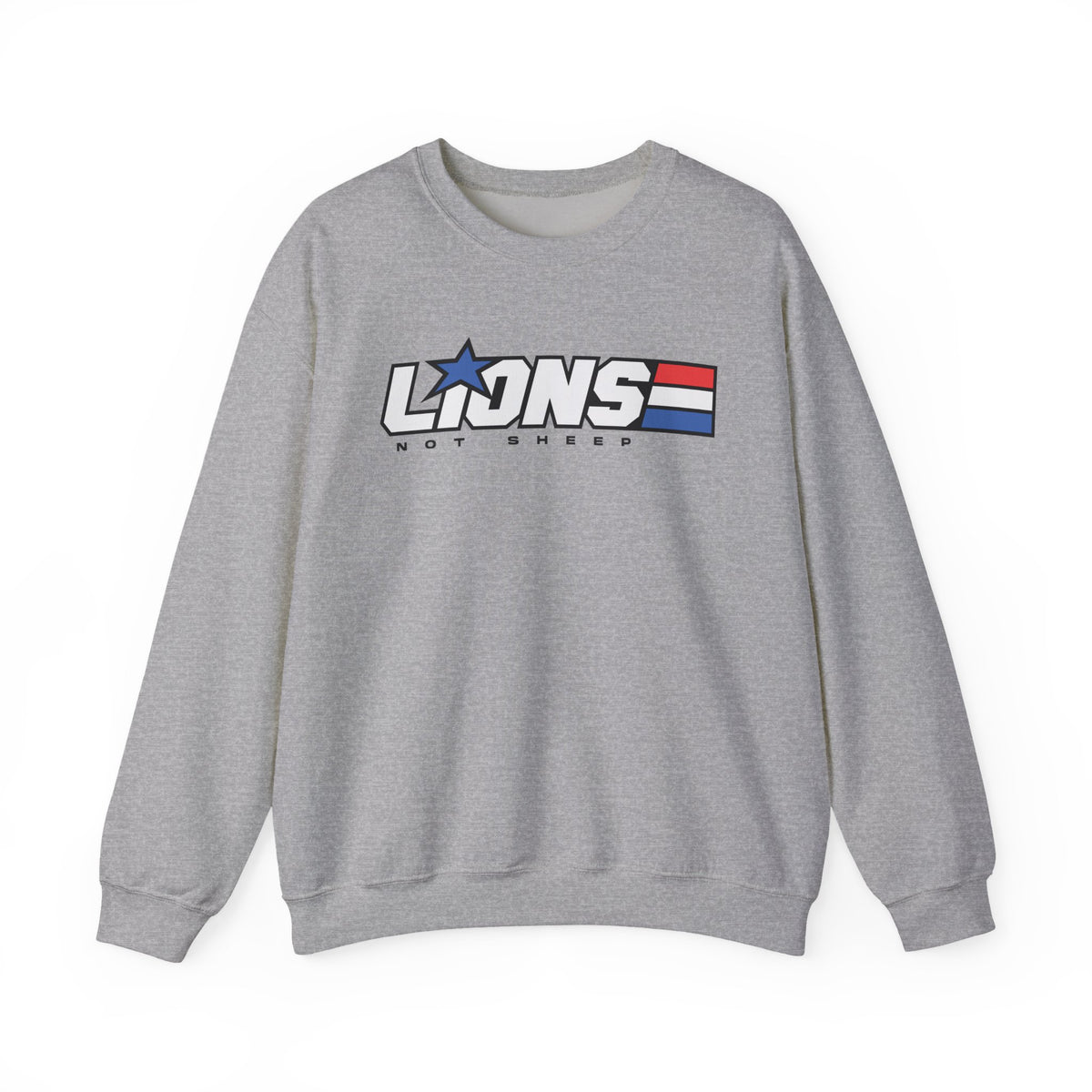 Lions Not Sheep "American Hero" Unisex Crewneck Sweatshirt