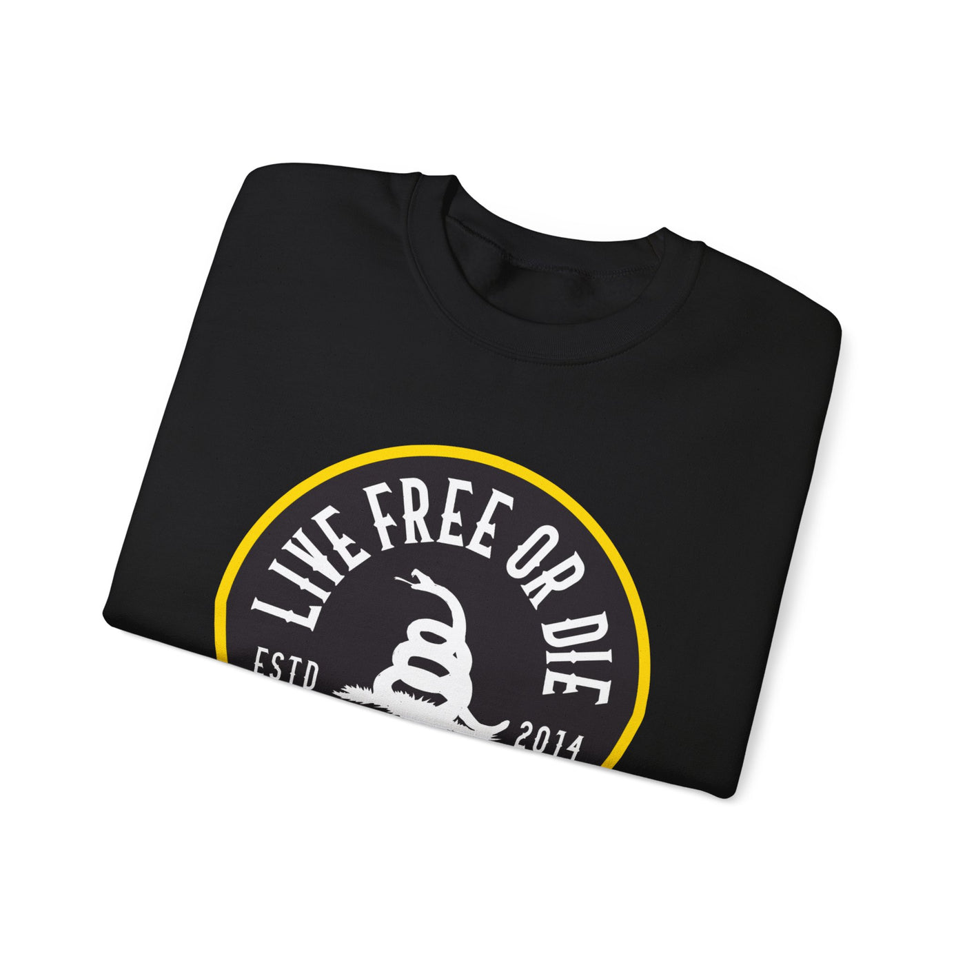 Lions Not Sheep "Live Free or Die" Unisex Crewneck Sweatshirt