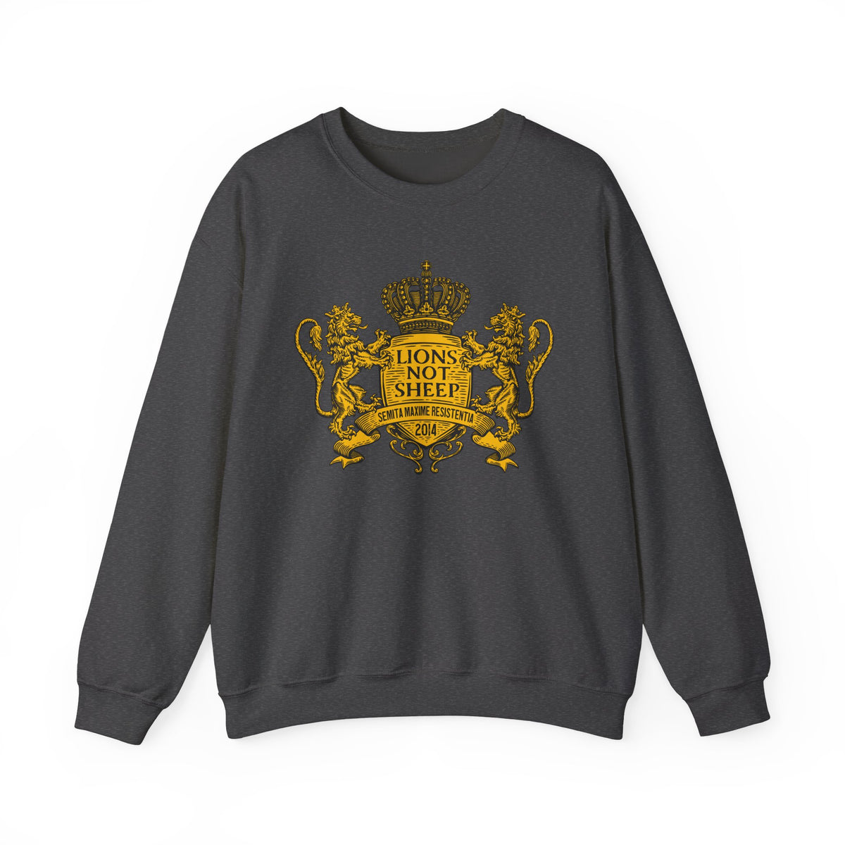 Lions Not Sheep "Coat of Arms" Unisex Crewneck Sweatshirt