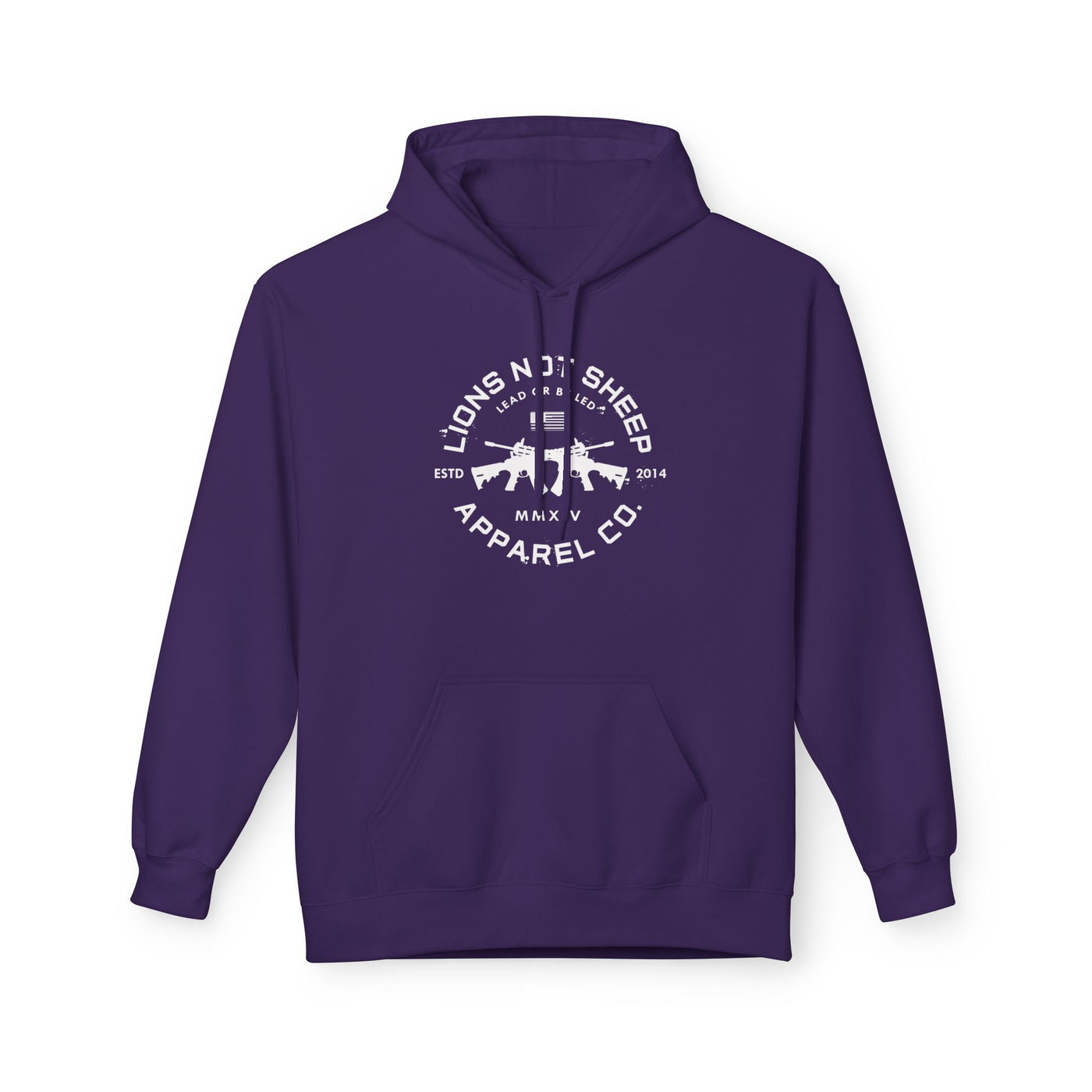 Lions Not Sheep "Cross Guns" Softstyle Fleece Hoodie