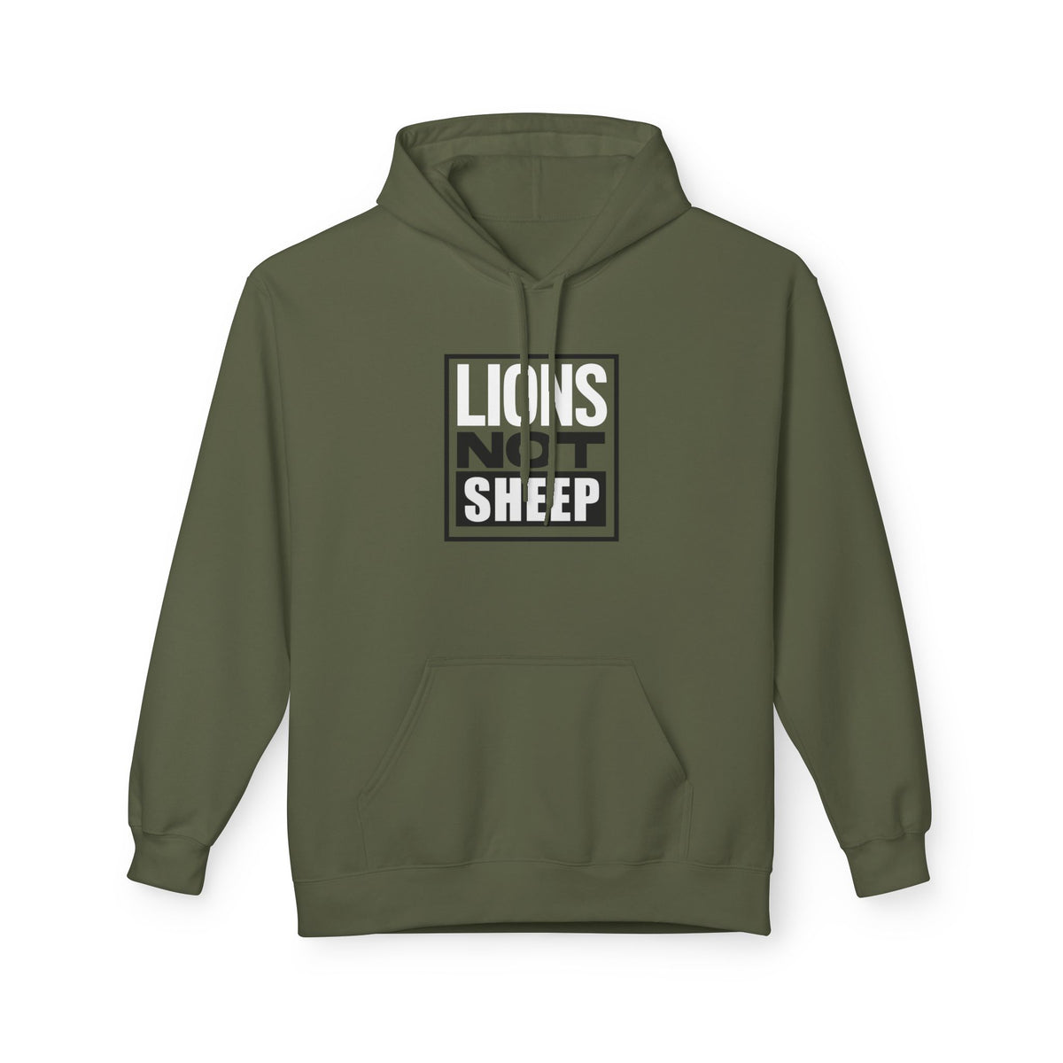 Lions Not Sheep "Street" Softstyle Fleece Hoodie
