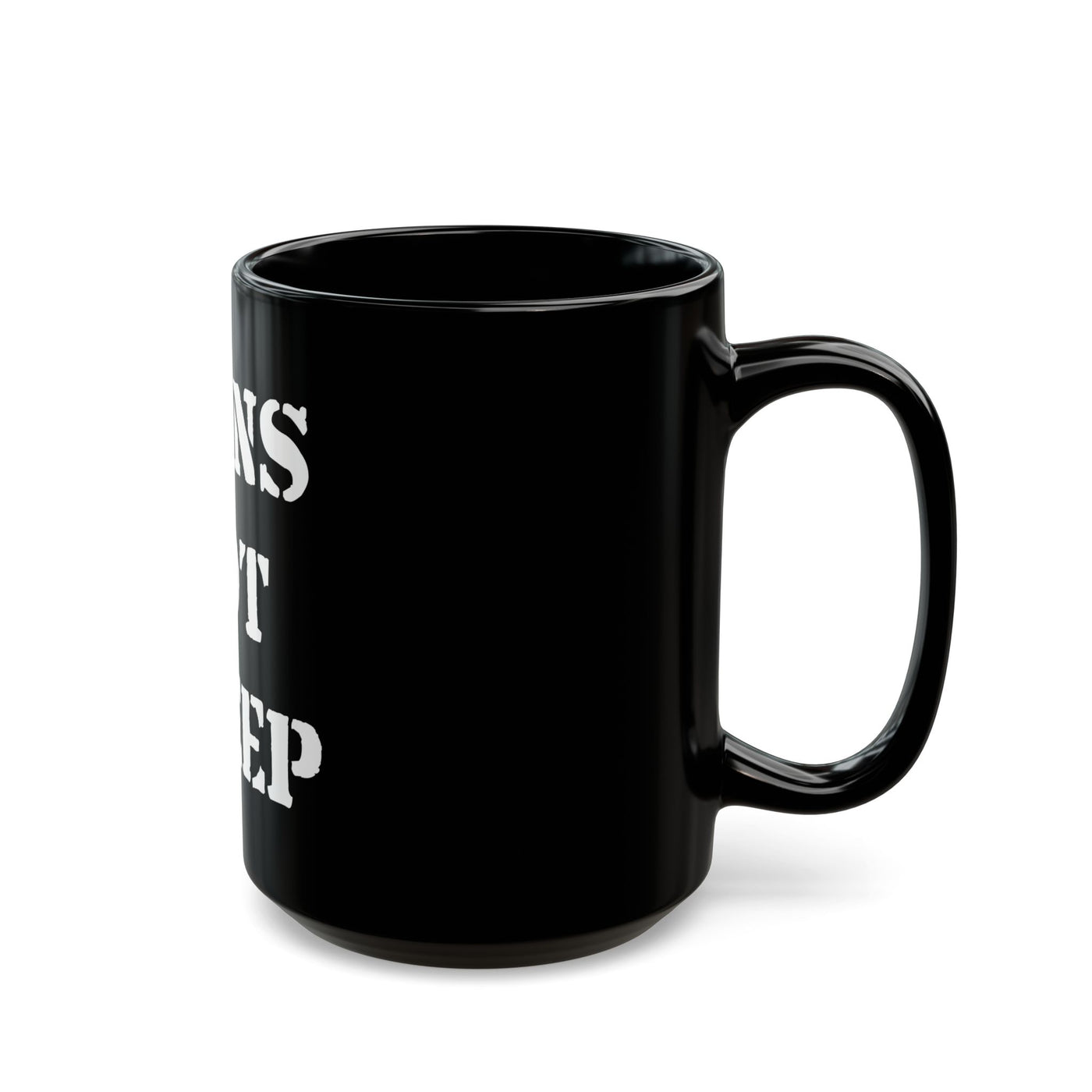 Lions Not Sheep 'OG' Black Mug