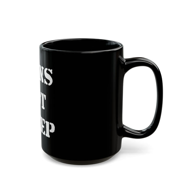 Lions Not Sheep 'OG' Black Mug