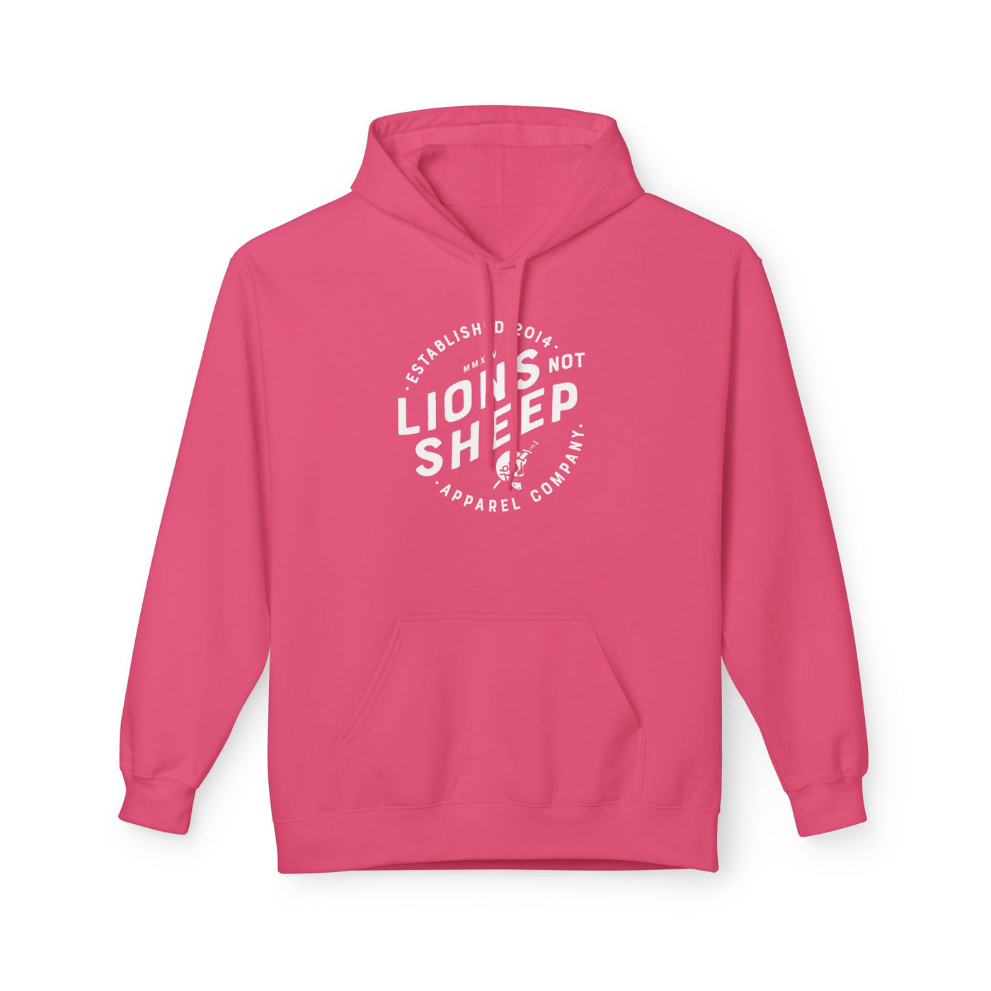 Lions Not Sheep "Vintage Skull" Softstyle Fleece Hoodie