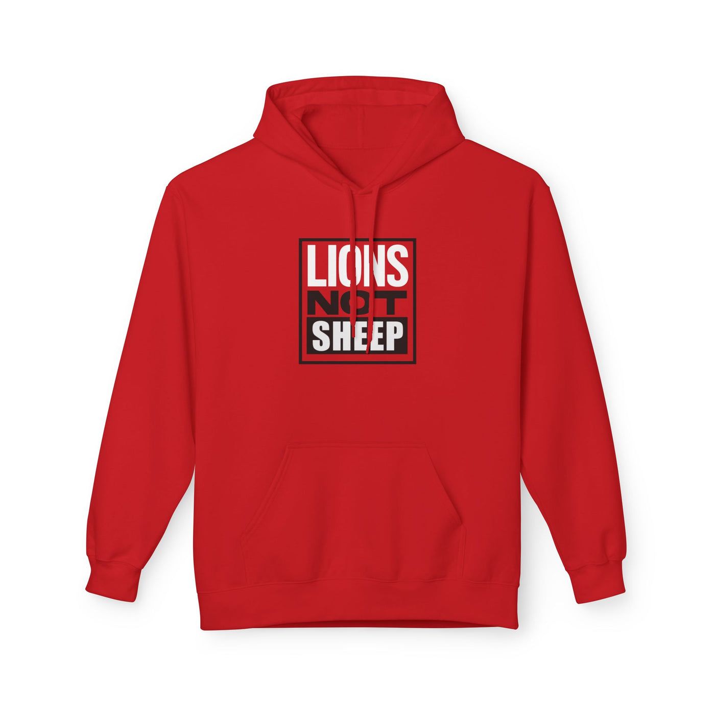 Lions Not Sheep "Street" Softstyle Fleece Hoodie