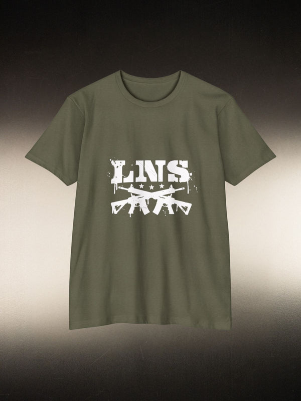 Lions Not Sheep “Crossed Guns” Tee