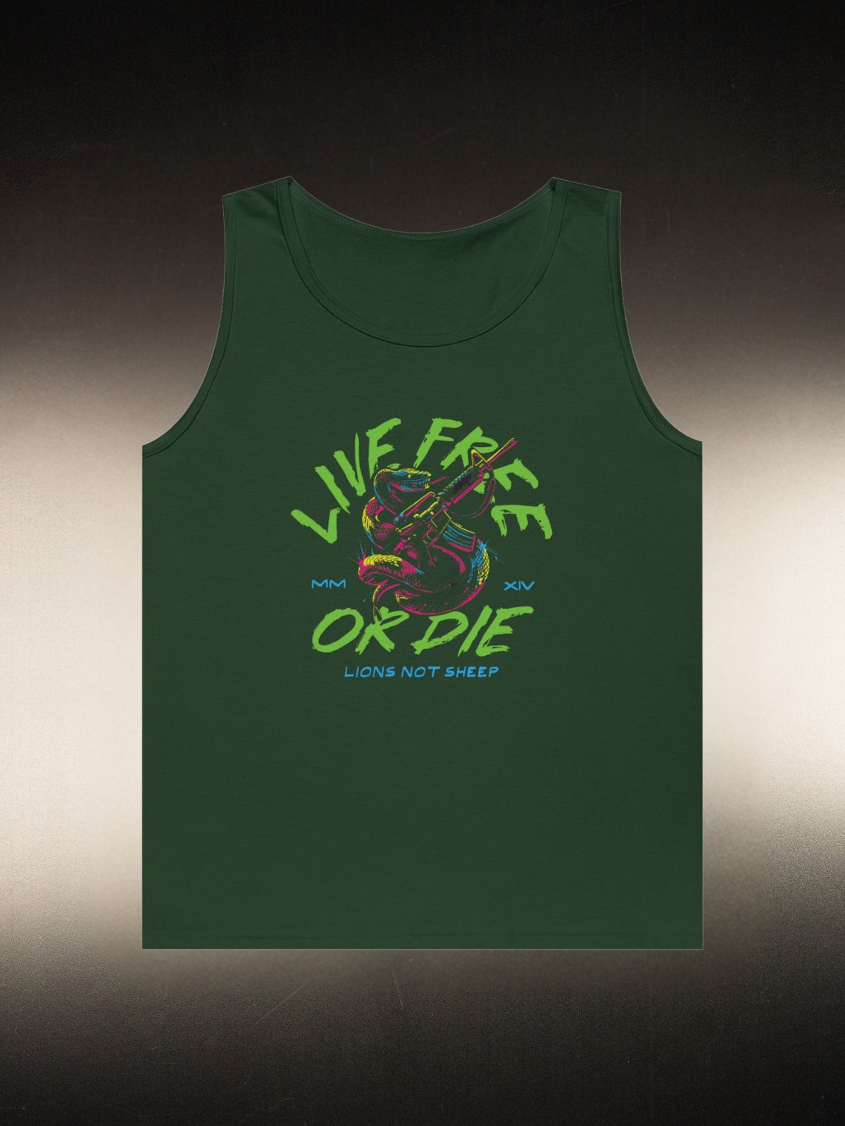 Lions Not Sheep &quot;Live Free or Die&quot; Tank
