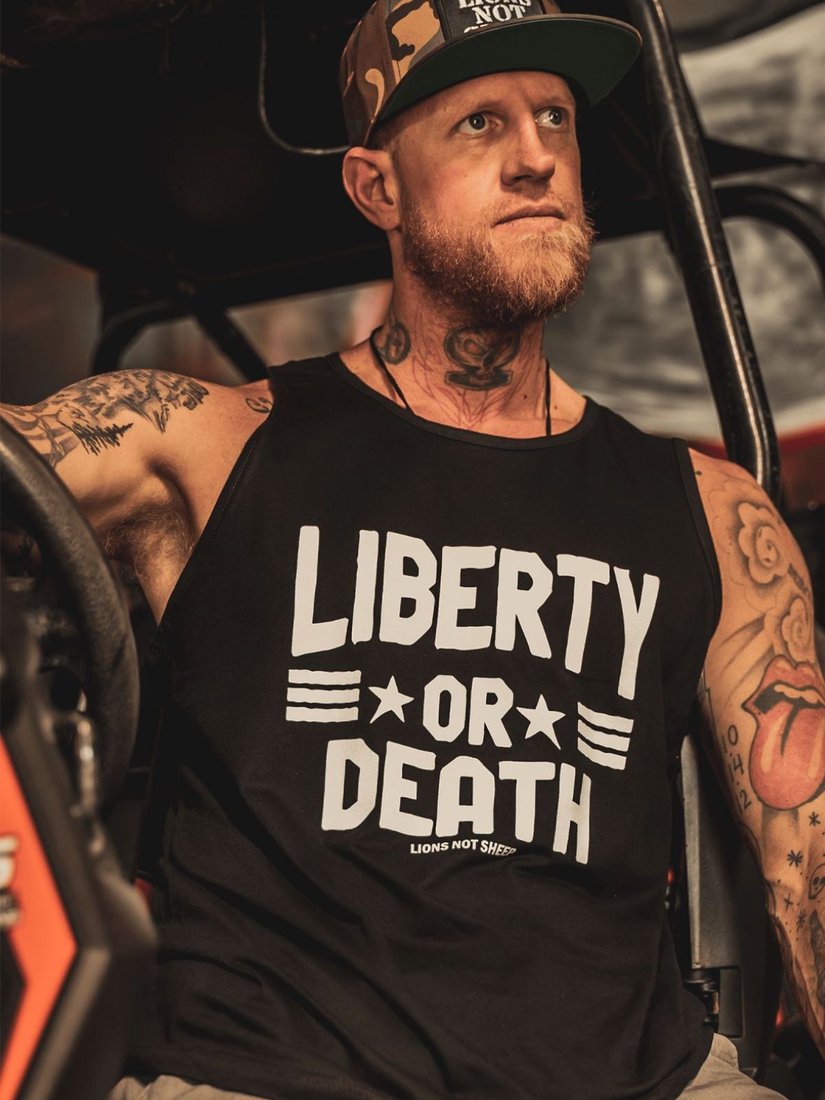 Lions Not Sheep &quot;Liberty or Death&quot; Tank