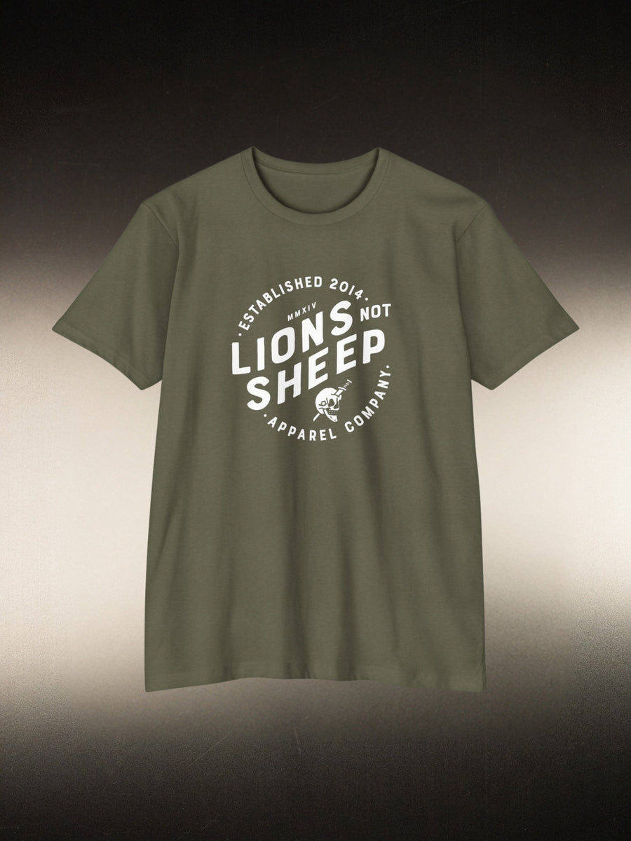 Lions Not Sheep “Vintage Skull” Tee