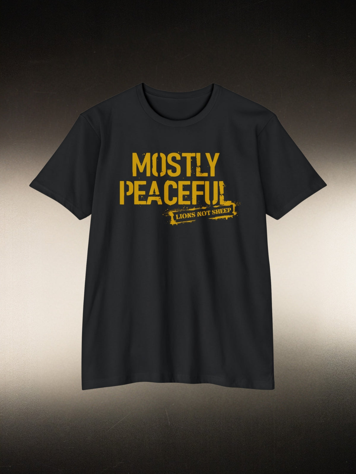 Lions Not Sheep “Mostly Peaceful” Tee